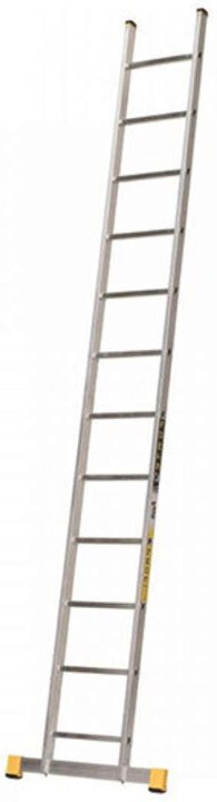 Aluleiter 12 Sprossen, zu erreichenden Höhe 3.34m - 8112