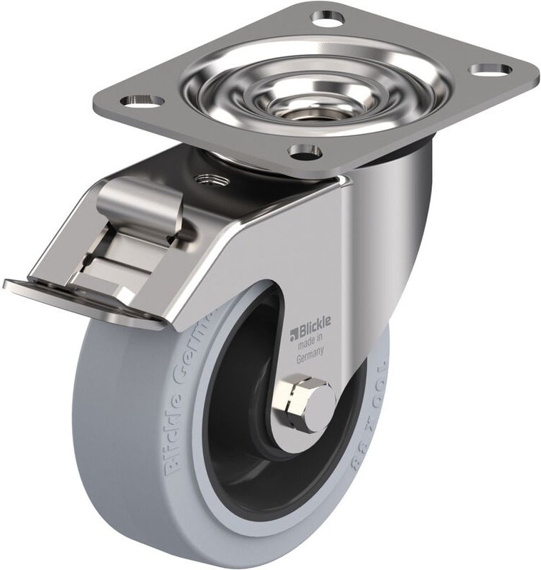 Thumbnail - 609743 lex-poev 100XR-FI-SG Lenkrolle mit Feststeller Rad-Durchmesser: 100 mm Tragfähigkeit - Blickle