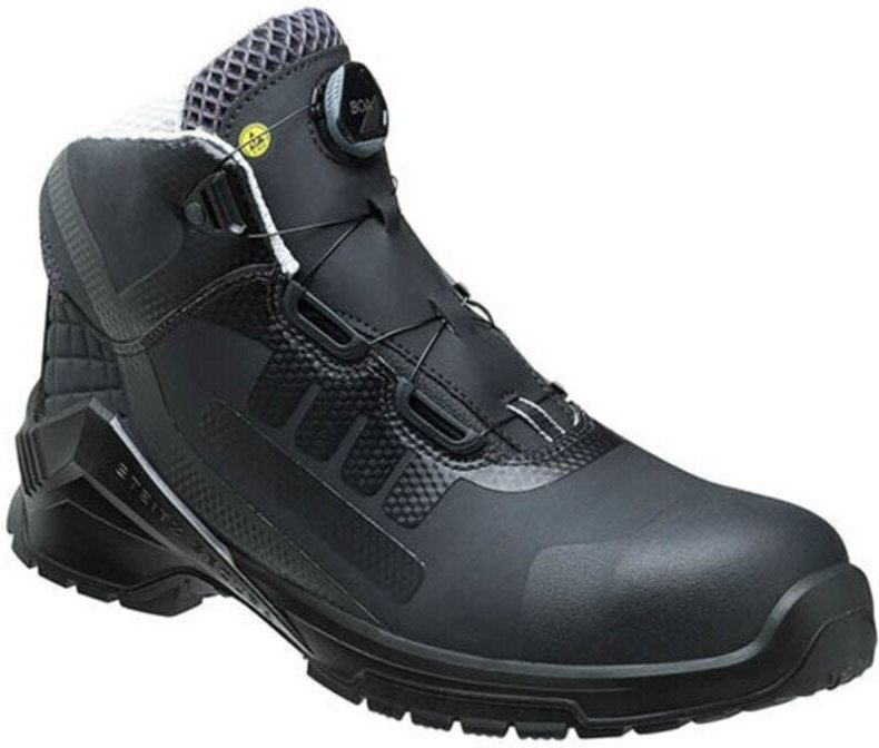 FP - Steitz Secura Sicherheitsstiefel vd Pro 3800 Boa sf S3 esd src dguv Gr.45 schwarz