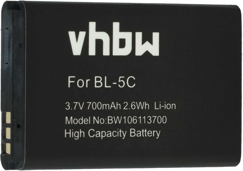 Vhbw - Akku kompatibel mit Withings WBP01 Babyphone Babytalker (700mAh, 3,7V, Li-Ion)