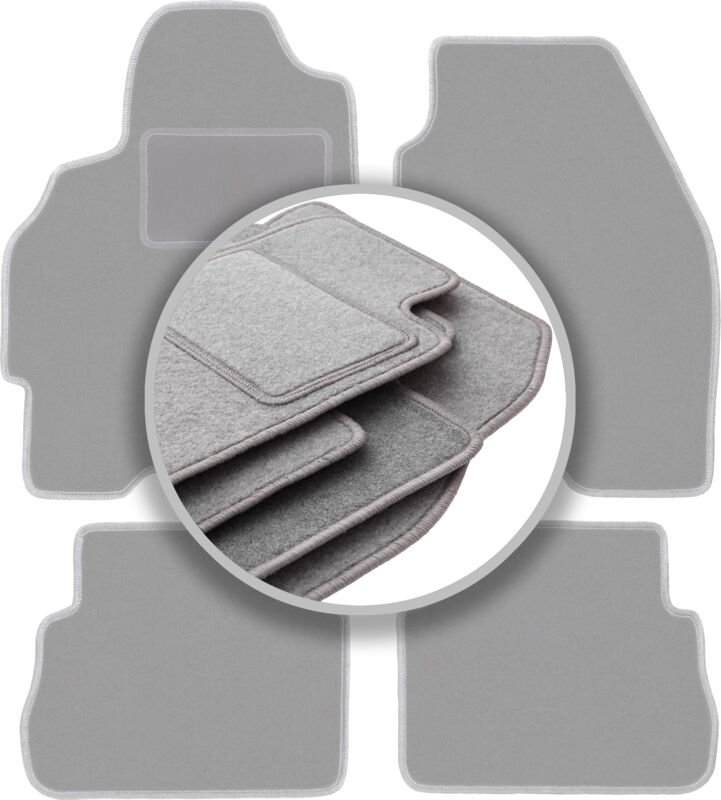 Graue Autofußmatten für: Ford Mondeo MK1 Kombi, Limousine, Liftback, Fließheck (1992-1996)