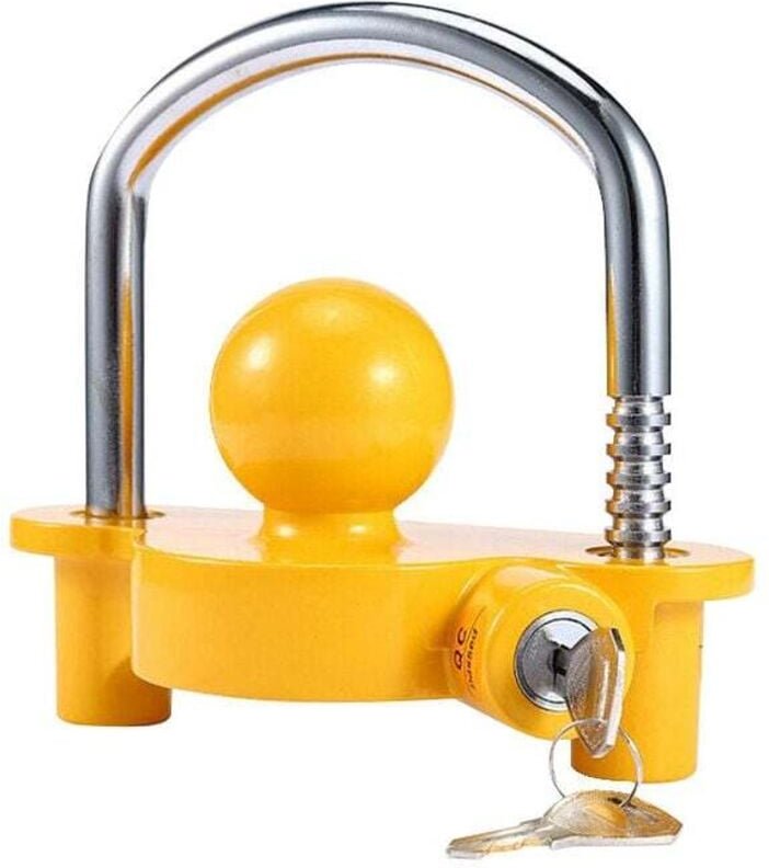 Anhängerschloss Anhängerschloss Anhängerkupplungsschloss Anhängerschloss Wohnwagenschloss Universal für Anhänger Wohnwag...