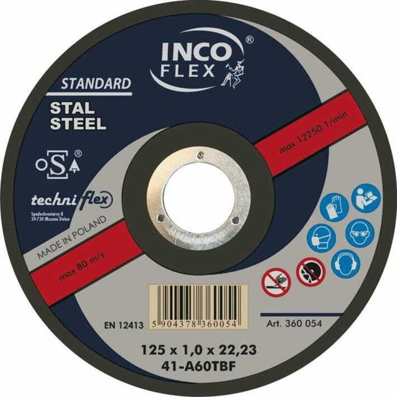 Incoflex Metall-Schleifscheibe 1256,5