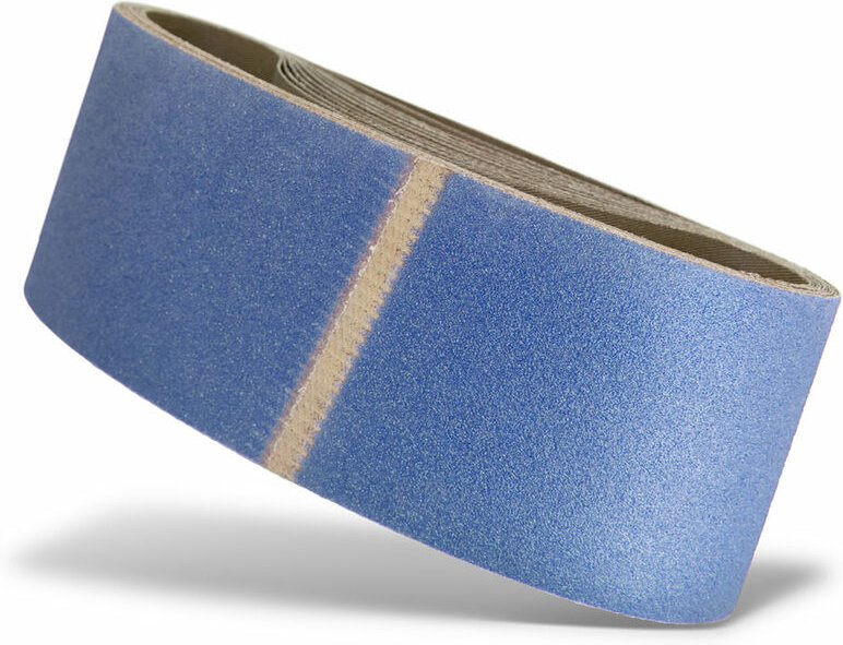 Blue Schleifbänder, 610 x 100 mm, f. Handbandschleifer, Zirkonkorund (10 Stk.) K40 - Menzer