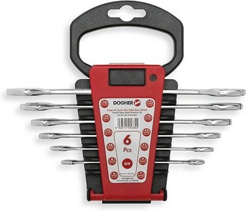 Dogher - Set mit 6 doppelten Schlüsseln mit offenem Mund 450-016