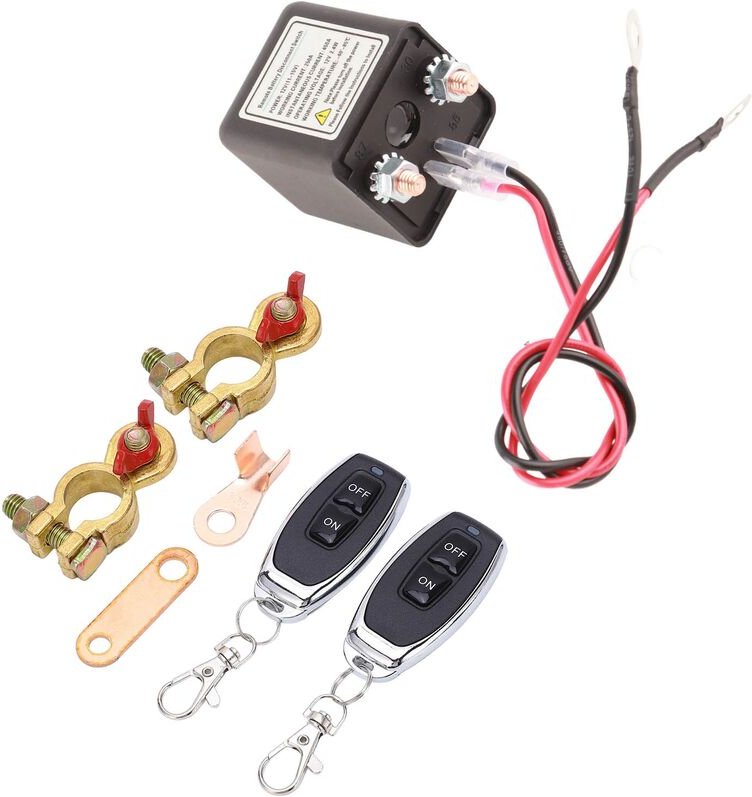 Sjlerst - Remote Power Off Switch, Remote Battery Disconnect Switch 12V 250A Verbesserte Fernsteuerung Verhindert das En...