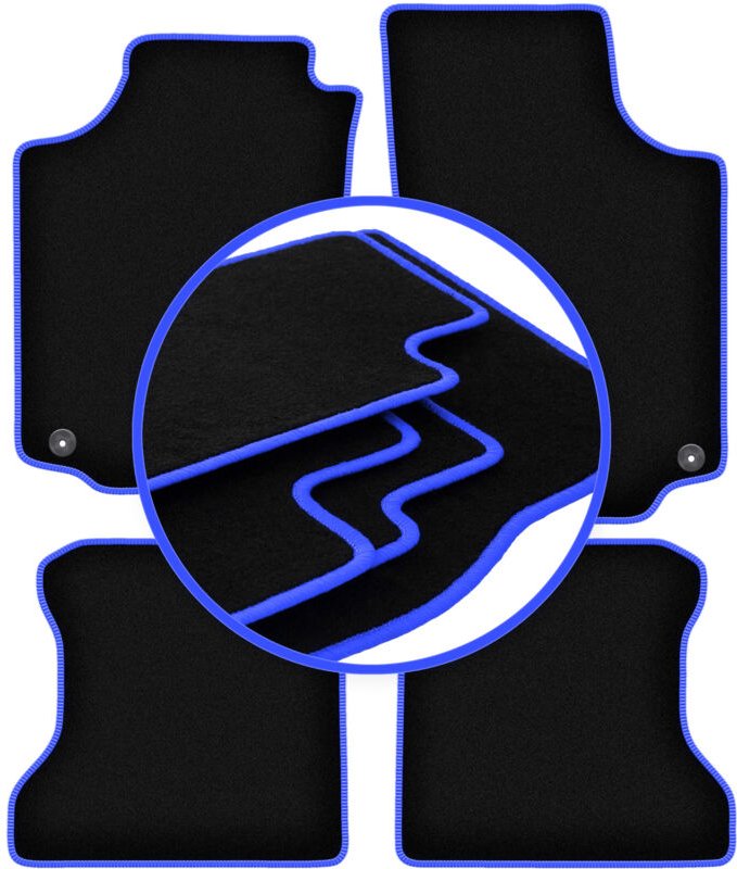 CARLUX-BLUE Automatten für: Opel Combo C Kombivan (2001-2011)