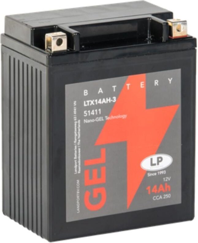 Batterie 12V 14Ah für Motorrad Startbatterie mg LTX14AH-3