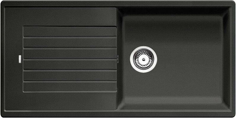 Zia xl 6 - Silgranitspüle, 100x50 cm, Schwarz 526024 - Blanco