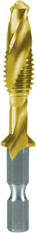 Ruko - Kombi-Maschinengewindebohrer-Bit "Lang" hss TiN geschliffen m 8 - 270018T