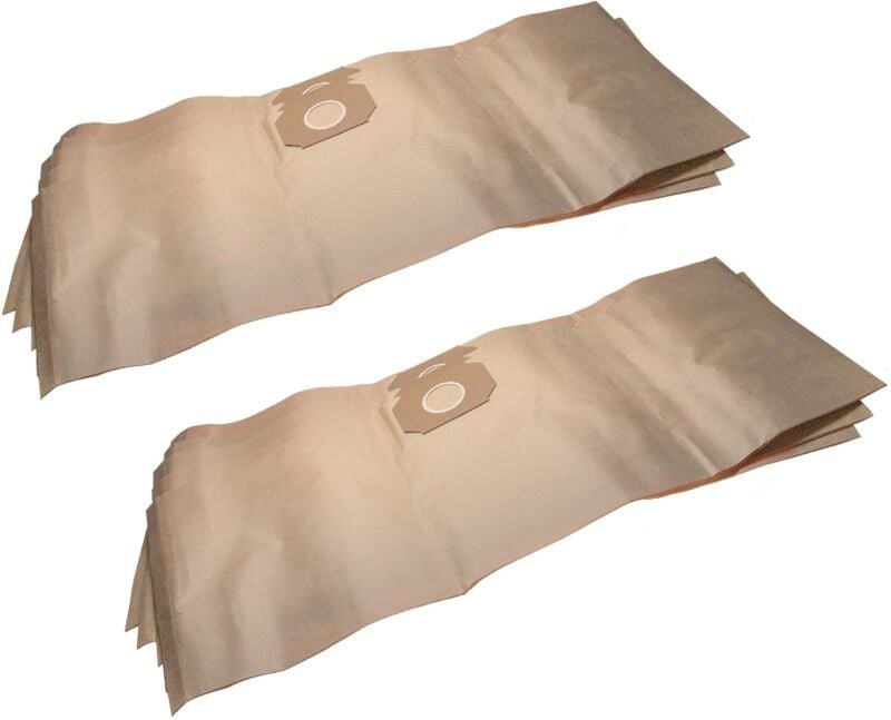 10x Staubsaugerbeutel Ersatz für Thomas 450, 787114, 787179 für Staubsauger - Papier, 90.9cm x 38.15cm, braun - Vhbw