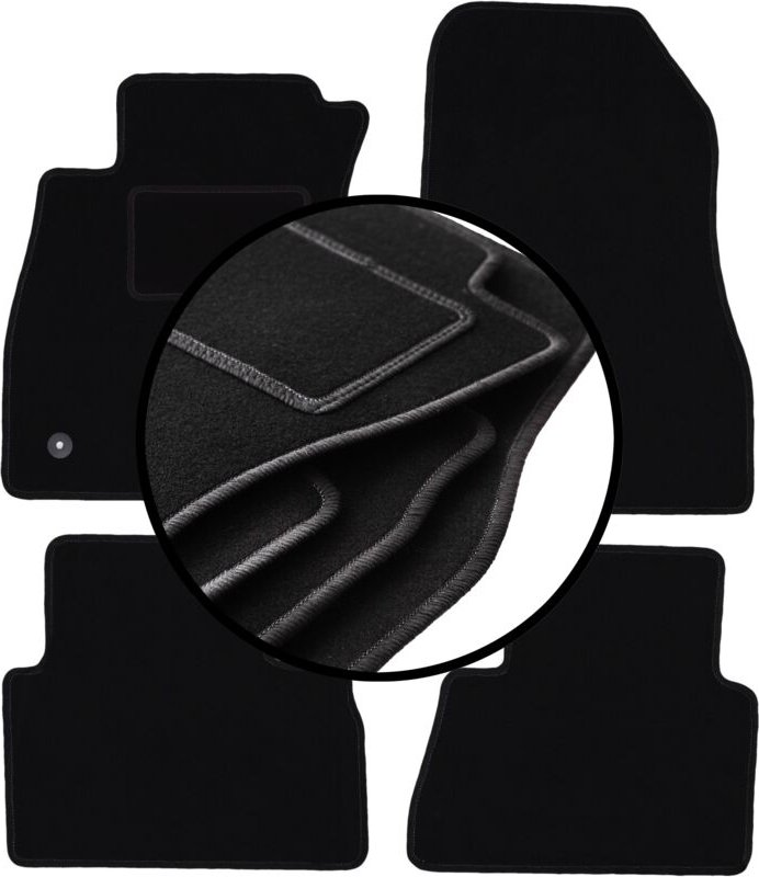 Komplettset Veloursmatten für: Nissan Juke F15 Crossover (2010-2017)