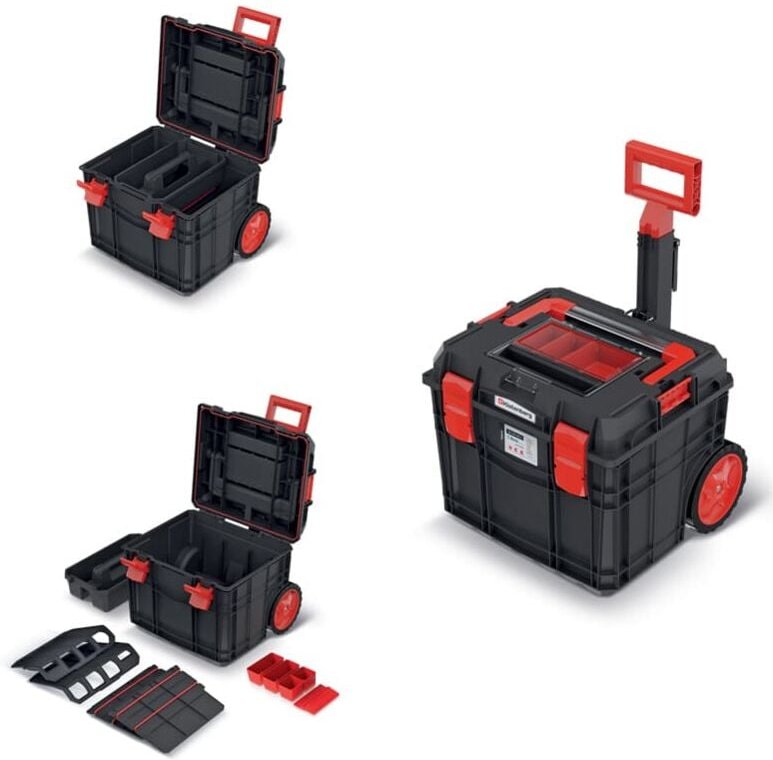 Werkzeugtrolly Werkzeugkiste Werkstattkoffer Toolbox c Block 10 tlg. - Kistenberg