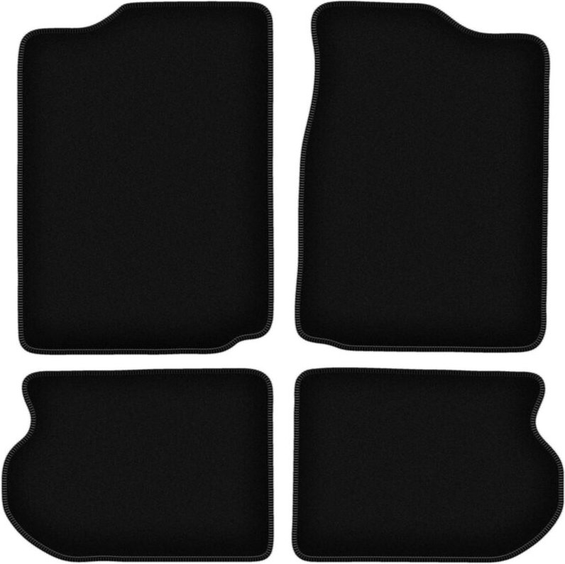 BASIC schwarze Veloursmatten für: Suzuki Vitara I Offroad (1988-1997)