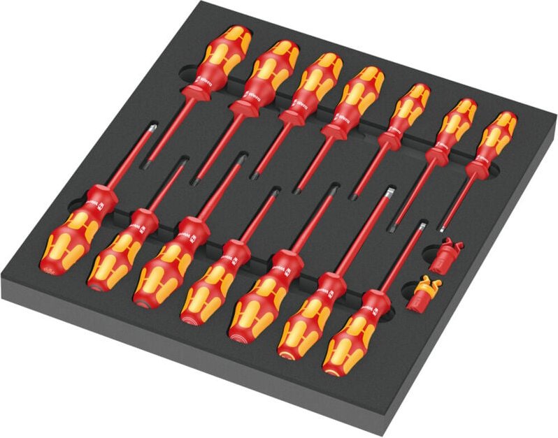 9711 Schaumstoffeinlage vde Schraubendreher Set 1 - Wera