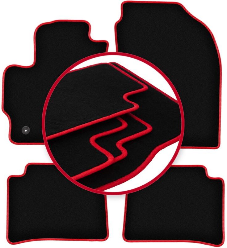 CARLUX-RED Autofußmatten für: Suzuki Swace Kombi (2020-)