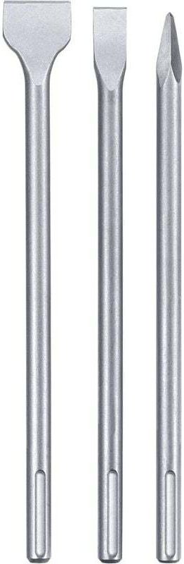 jeu de 3 burins pour marteaux perforateurs à mandrin SDS-max (3 pièces, pour tous les marteaux perforateurs à mandrin SD...
