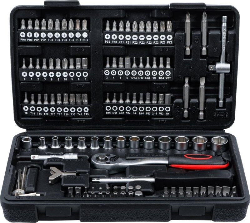 Steckschlüssel-Satz Antrieb 6,3 mm (1/4') 130-tlg.