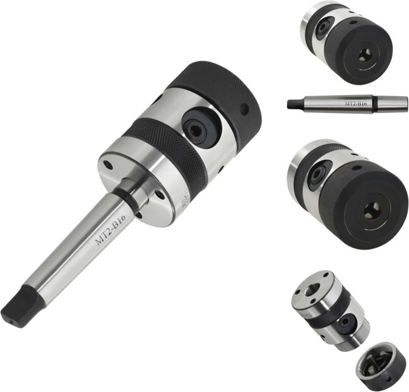 Schraubzwingen & -stöcke - Living Bohrfutter B16 mit MT2-Schaft für Innengewinde M2-M13