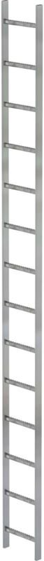 Munk - Günzburger Steigtechnik Schachtleiter Stahl feuerverzinkt 300 mm lichte Weite 14 Sprossen - 060014