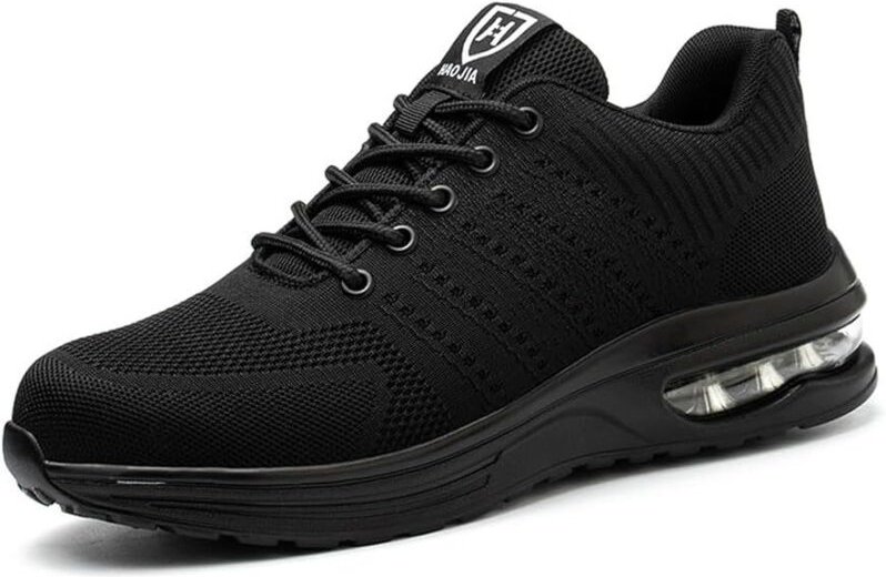 Sicherheits-Sneaker, Arbeits-Sneaker mit Stahlkappe, leichte, bequeme Sicherheitsschuhe, Industrie-Arbeits-Sneaker mit L...