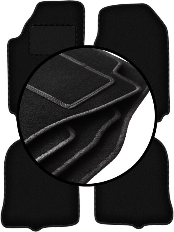 Komplettsatz Veloursmatten für: Audi 200 C3 Limousine, Avant (1983-1991)