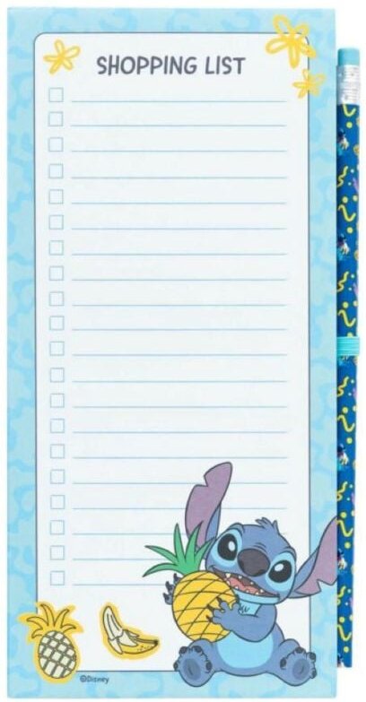 Magnetischer Notizbuch Tropical Design - 65 Einkaufszettel für den Kühlschrank + Bleistift