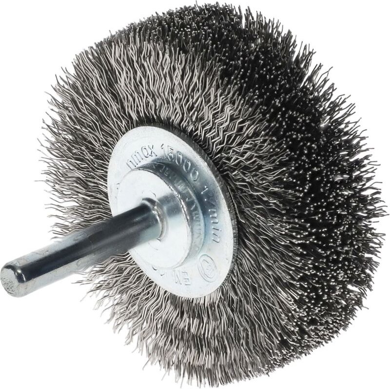 Osborn - Drahtbürste für Bohrmaschine ø 60x18mm - Drahtbürstenaufsatz für schwer zugängliche Stellen - Rundbürste mit Sc...