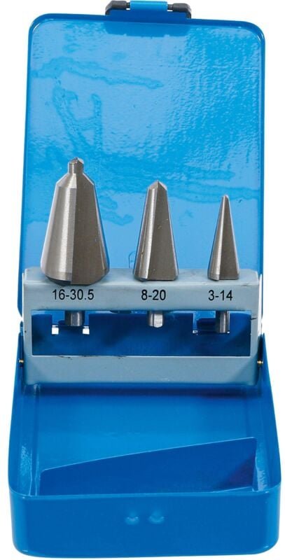 Blechschälbohrer-Satz HSS 3 Größen 3-tlg.