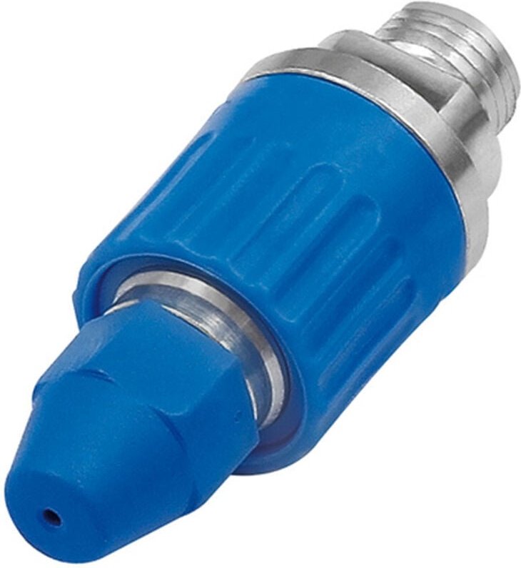 Druckregulierdüse, Anschluss M12x1,25, Aluminium / pom - Riegler