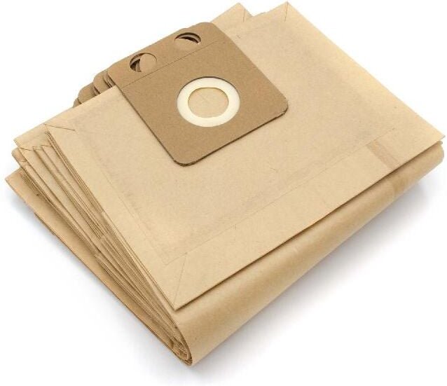 10x Staubsaugerbeutel kompatibel mit Nilfisk / Alto Saltix 10, 3 Staubsauger - Papier, braun - Vhbw