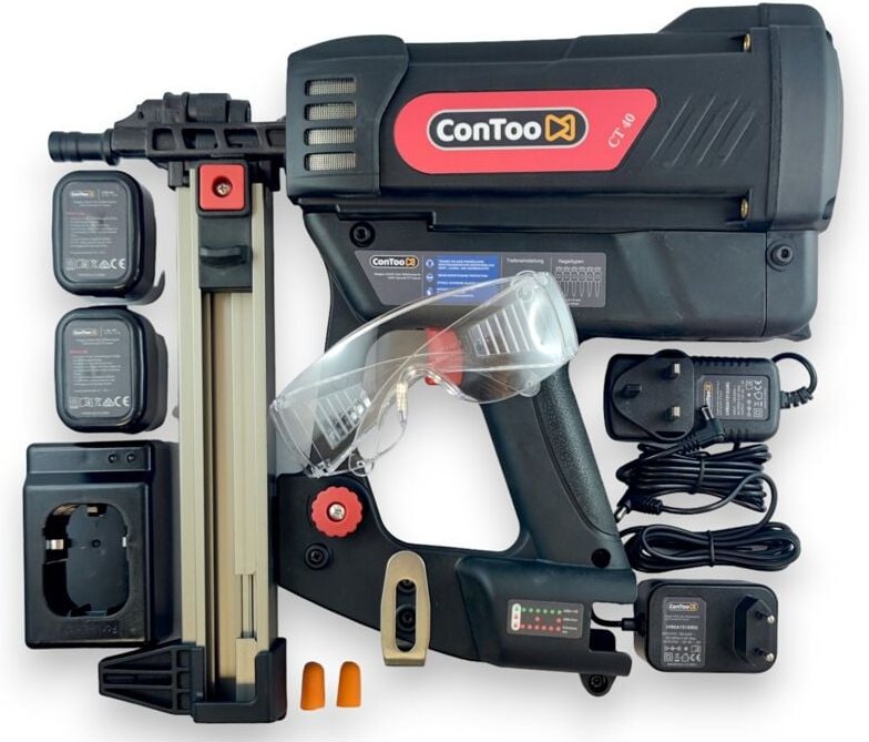 Thumbnail - Beton-Gasnagelgerät Betonnagler CT40 inkl. 2 x Akku, Ladegerät, Koffer CT40 - Contoo