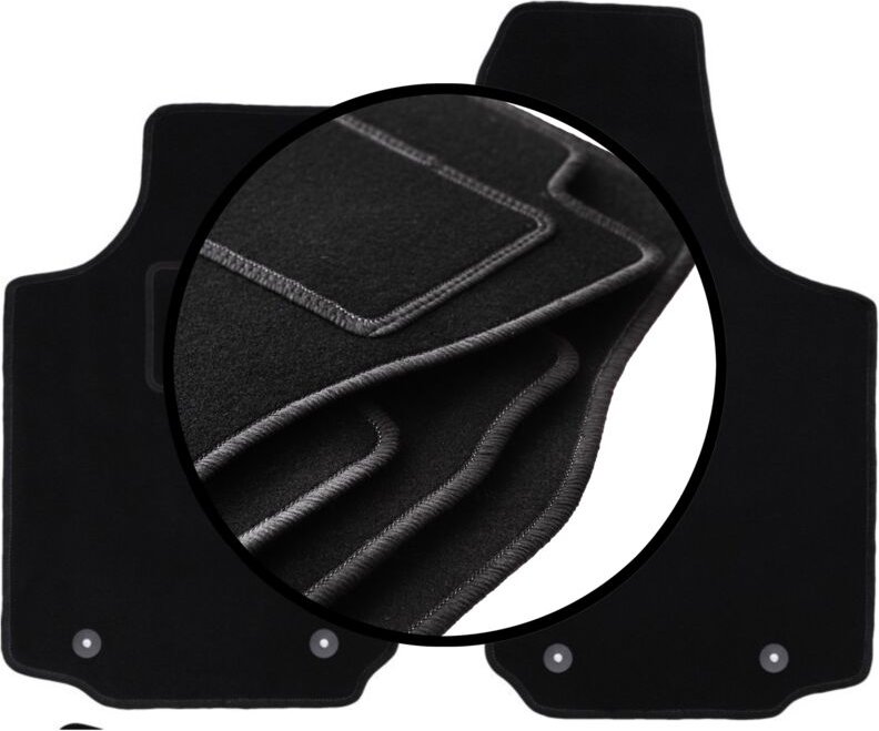 Komplettset Veloursmatten für: Opel Tigra B TwinTop, Cabrio (2003-2008)