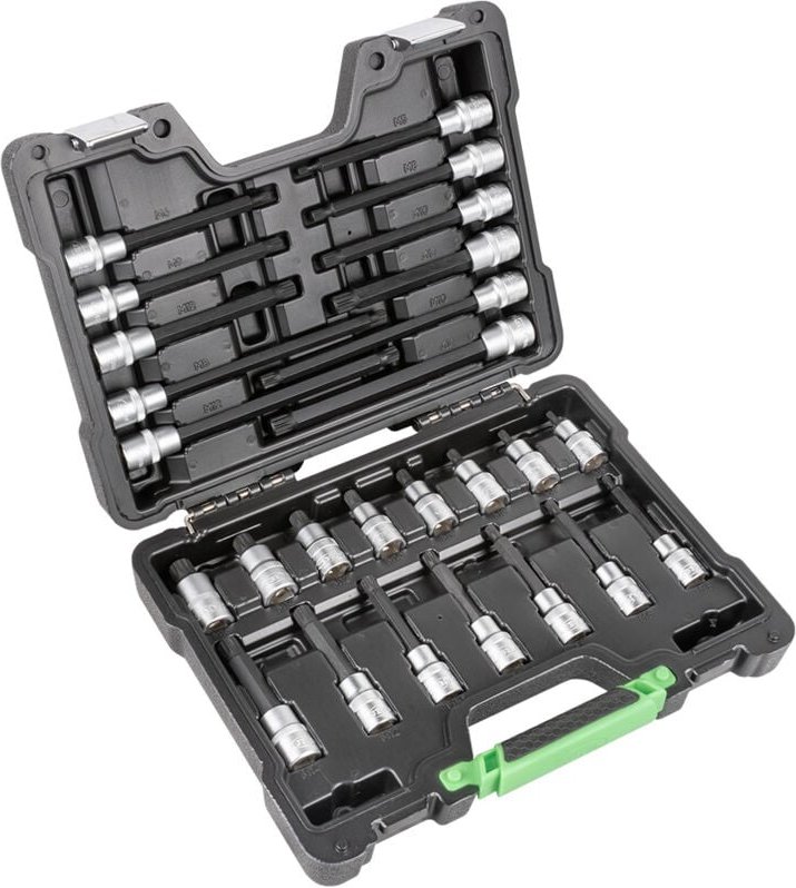 JBM - 12-KANT schraub-bit-koffer 26-TEILIG 52603