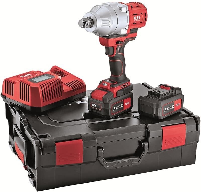 Flex - schockschrauber iw 3/4' 18V 5.0 1060NM koffer charg batt 492647