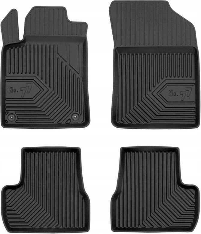 Gummimatten Citroen C3 2 2009-2016 Kofferraum 77