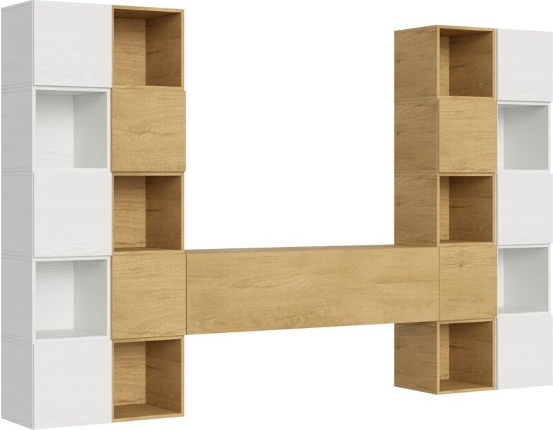 Wohnzimmerwandkomposition A109 L.314 H.200 T.39,2