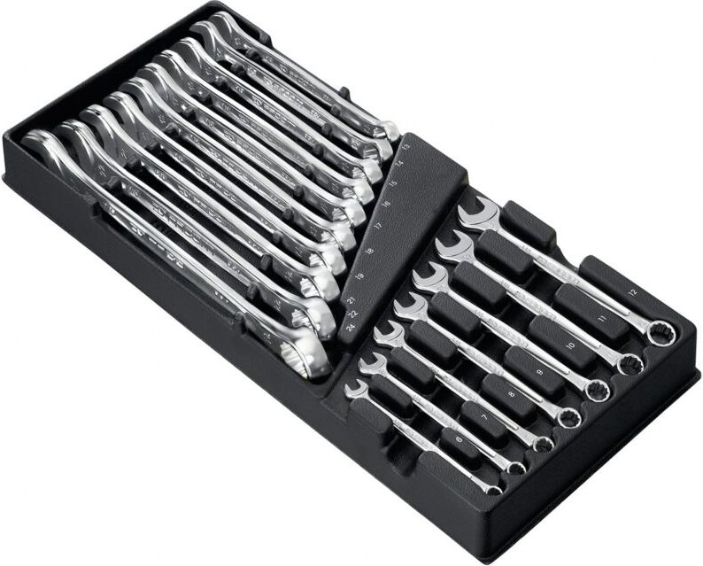 Facom Kunststoffmodul XL - Serie 440 Gabelringschlüssel 17-tlg.