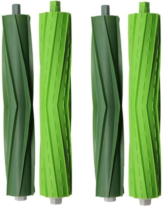 2er-Pack Ersatz-Gummiwalzenbürsten für Staubsauger der iRobot Roomba ei- und j-Serie i3 i3+ i6+ i7 i7+ i8+ Plus E5 E6 E7...