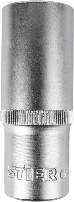 Tiefbett-Sechskant-Steckschlüsseleinsatz 1/2'', sw 16 mm, Stecknuss, Langnuss - Stier