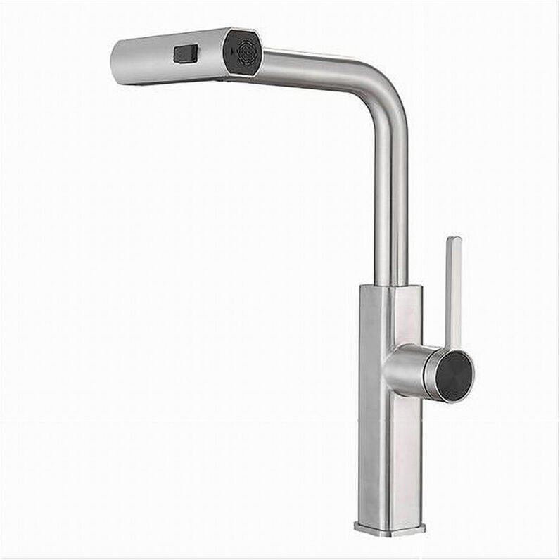 Trade Shop - rubin cuisine extrailable erogator girevole 2 getti cromato miscelator 87255 -