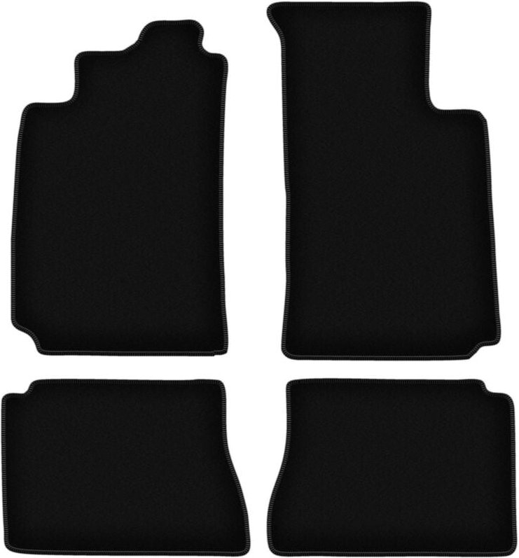 BASIC schwarze Veloursmatten für: Renault Megane I Limousine, Classic, Fließheck, Grand Tourer, Kombi (1995-2002)