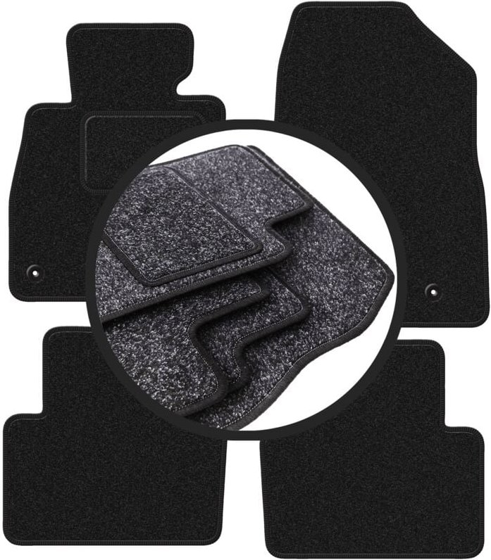 ANTHRA Autofußmatten für: Mazda 3 III (BM) Fließheck, Limousine (2013-)