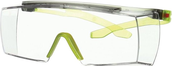 Schutzbrille SecureFit 3700 EN 166-1FT Bügel grau/lindgrün,Scheibe klar PC 7100209413