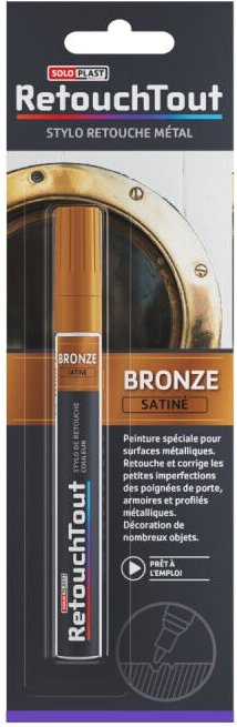 Metall-Retuschierstift Soloplast Bronze satiniert - 10ml