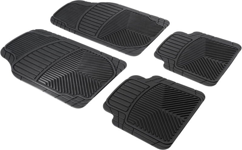 Universal Fußmatten Priscus Komplett-Set schwarz Fußmattenset - Walser