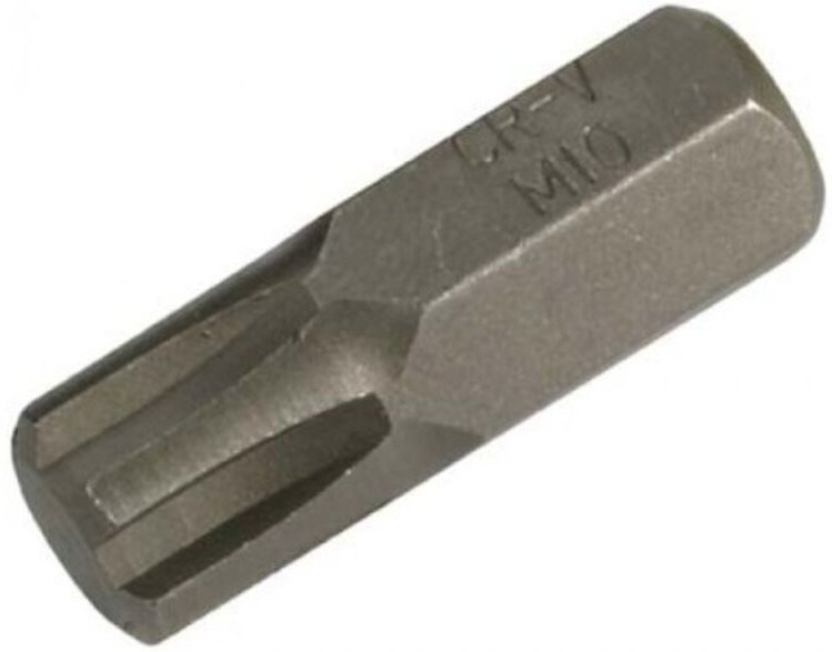 Bgs Technic - Bit Länge 30 mm Antrieb Außensechskant 10 mm (3/8') Keil-Profil (für ribe) M10