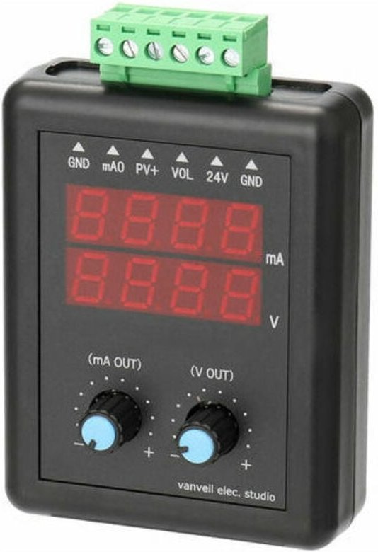 Signalgenerator 4-20Ma 0-10V, 24V Strom- und Spannungssender, Signalquelle und Konstantstrom, mit Display - Tigrezy