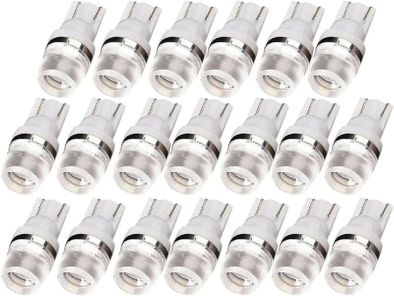 Tlily - 20 StüCk T10 Keil Hoch Leistung 1W led Licht GlüHbirnen Xenon 192 168 194