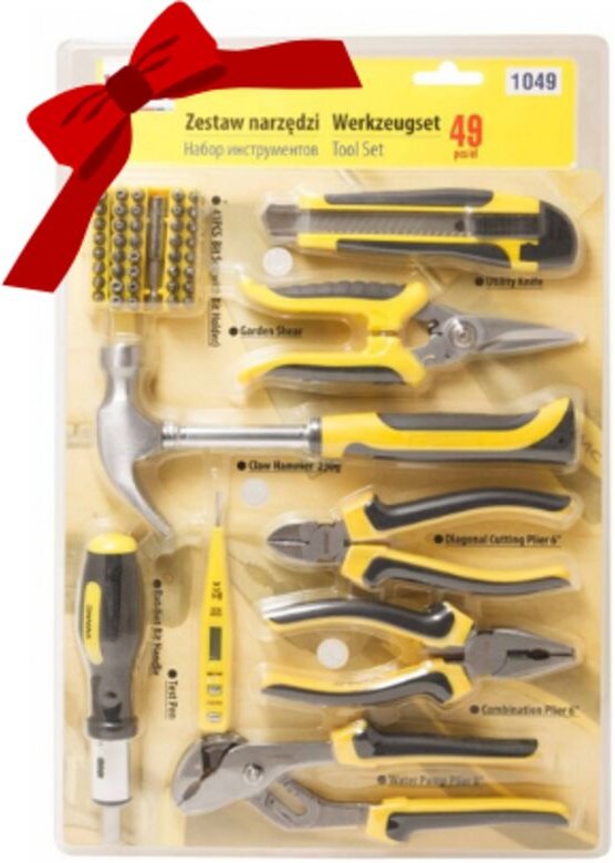 Werkzeugsatz 49 Teilig Werkzeuge Schraubenschlüssel Schraubendreher Bits Wmc Tools